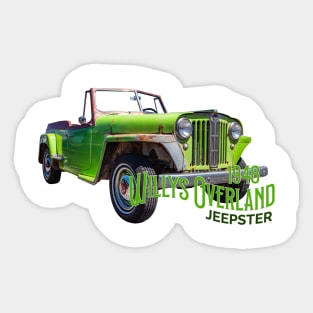 1948 Willys Overland Jeepster Sticker